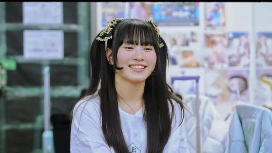 ライブを終えて笑顔を見せる笑愛はづき